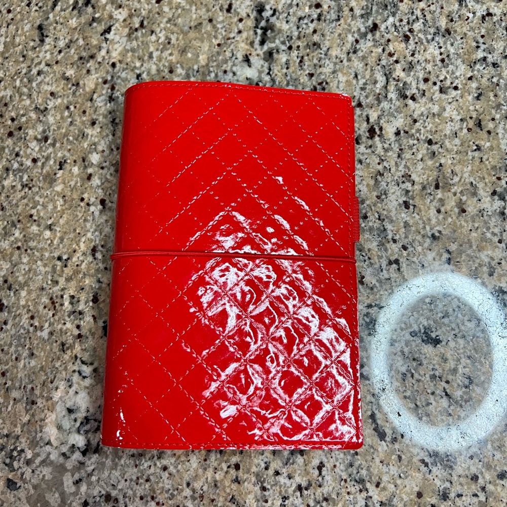 Red Personal Filofax Domino